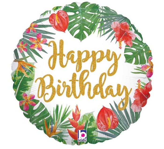 Happy Birthday- Tropical
