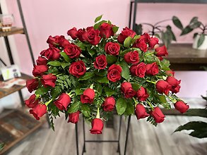 All Rose Casket Spray
