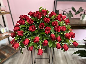 All Rose Casket Spray