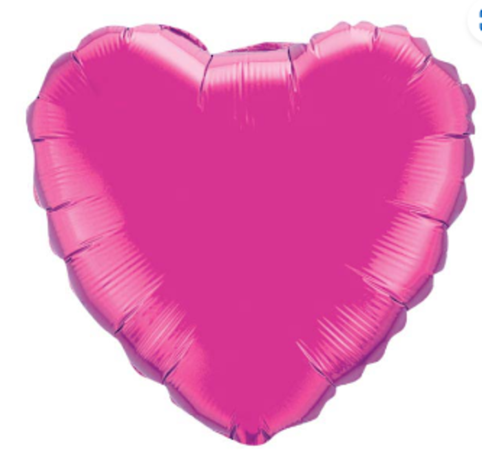 Solid Heart Balloons - Choose One