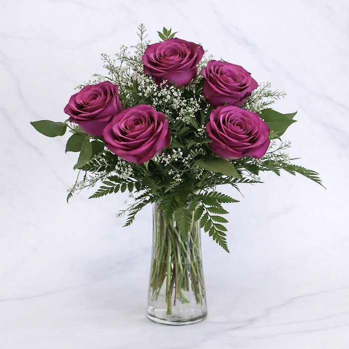 Half Dozen Roses - Choose a Color