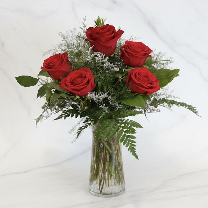 Half Dozen Roses - Choose a Color