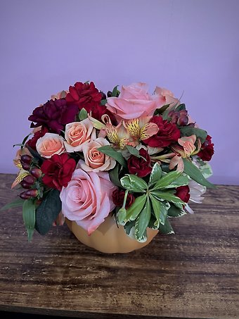 Ceramic Pumpkin Centerpiece