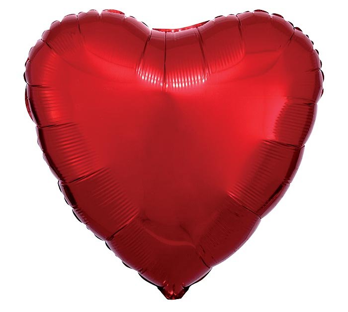 Solid Heart Balloons - Choose One