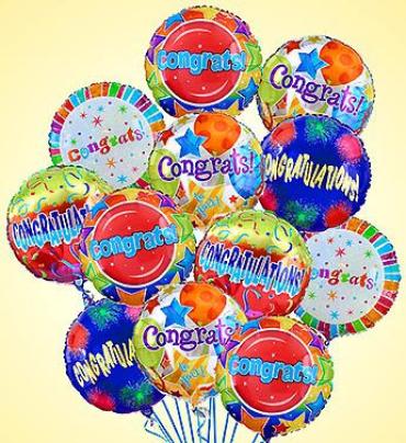 Air-Rangement® - Congratulations Mylar Balloons