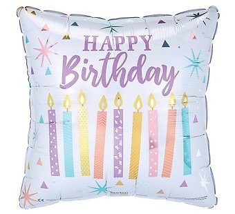 Happy Birthday - Candles Balloon