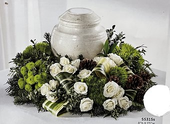 Winter Urn Arrangement