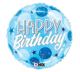 Happy Birthday - Blue