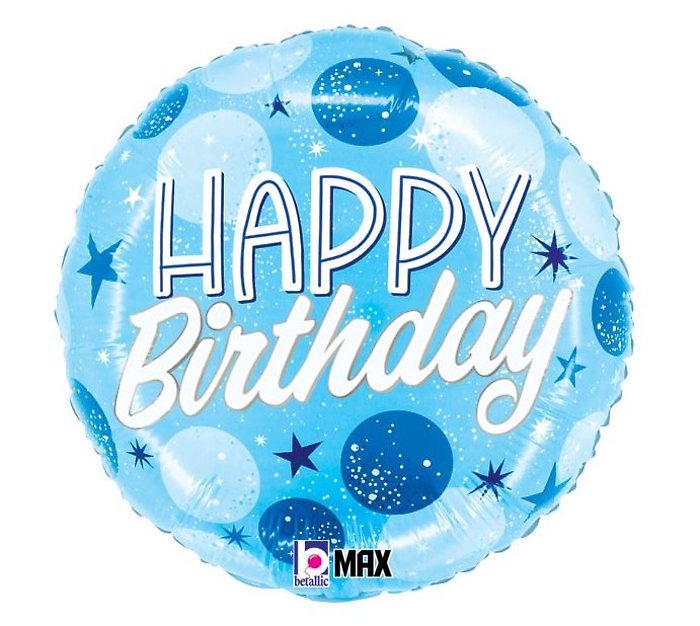 Happy Birthday - Blue