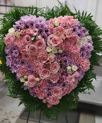 Pink and Purple Heart