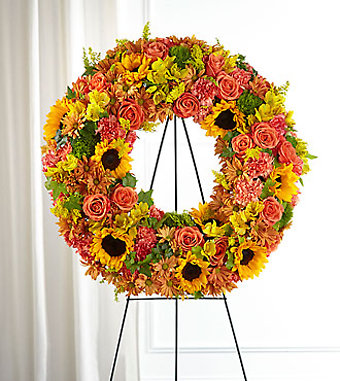 Autumn Standing Wreath