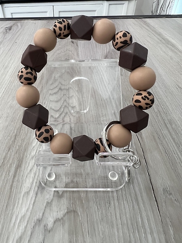 Brown Bracelet Keyring