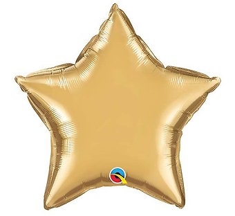Gold Star Balloon