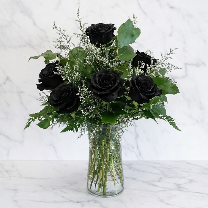 Half Dozen Roses - Choose a Color