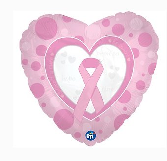 Breast Cancer - Heart Balloon