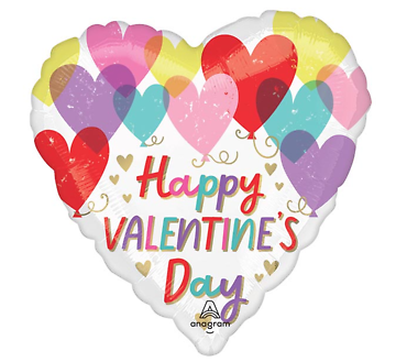 Valentine Mylar Balloons - Choose One