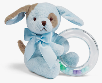 Waggles Puppy Dog Rattle
