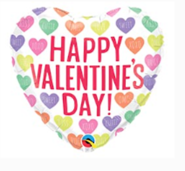 Valentine Mylar Balloons - Choose One