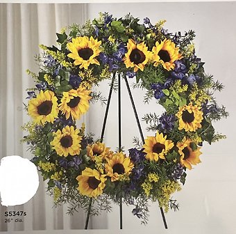 Summer Wildflowers Wreath