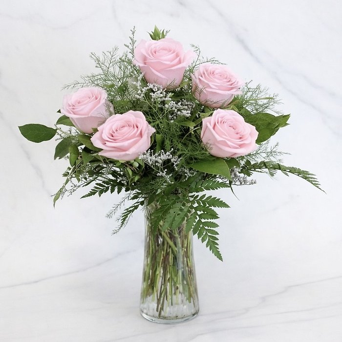 Half Dozen Roses - Choose a Color