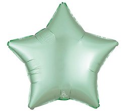 Mint Green Star Balloon