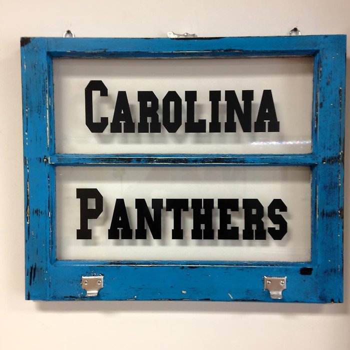 Carolina Panther Window