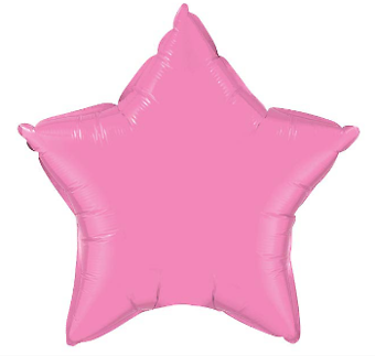 Pink Star Balloon