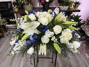 Blue Sky Memories Casket Spray