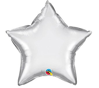 Silver Star Balloon