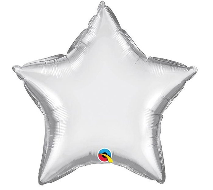 Silver Star Balloon