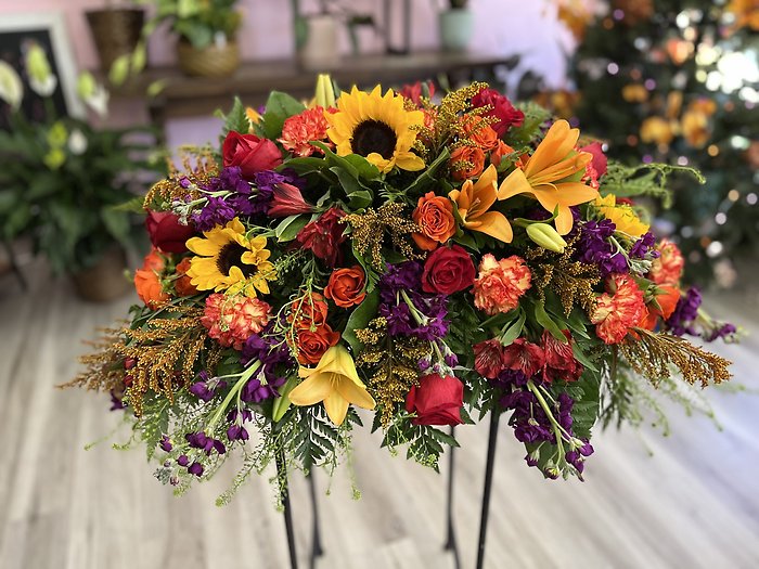 Fall Casket Spray