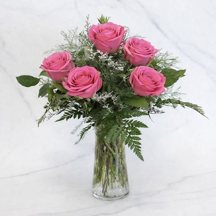 Half Dozen Roses - Choose a Color