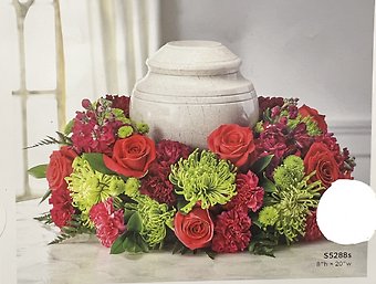 Jewel Tone Urn Arrangement