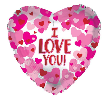 Valentine Mylar Balloons - Choose One